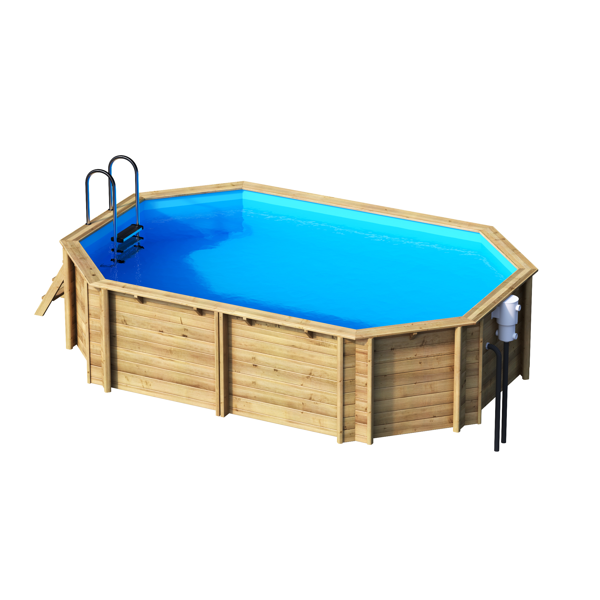 Piscines bois ovales