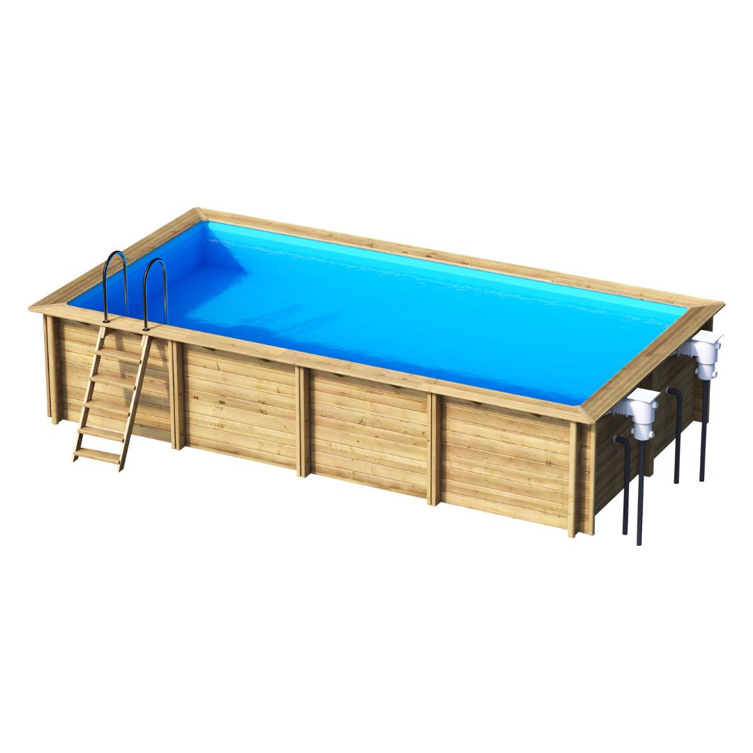 Piscines bois rectangulaires