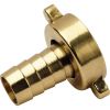 Nez de robinet - Capvert - Laiton - Filetage 33 x 42 mm - Ø 25 mm - Avec collier de serrage