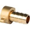 Nez de robinet - Capvert - Laiton - Filetage 15 x 21 mm - Ø 12 mm - Avec collier de serrage