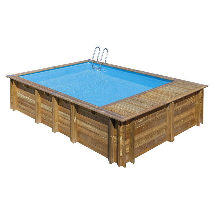 Bâche d'hivernage pour piscine bois Sunbay rectangulaire