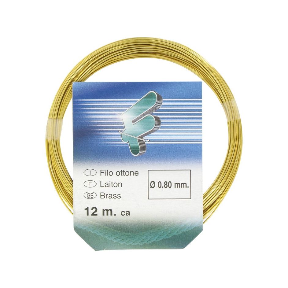 Bottillon fil laiton - Diamètre 0,8 mm