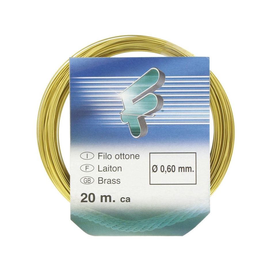 Bottillon fil laiton - Diamètre 0,6 mm