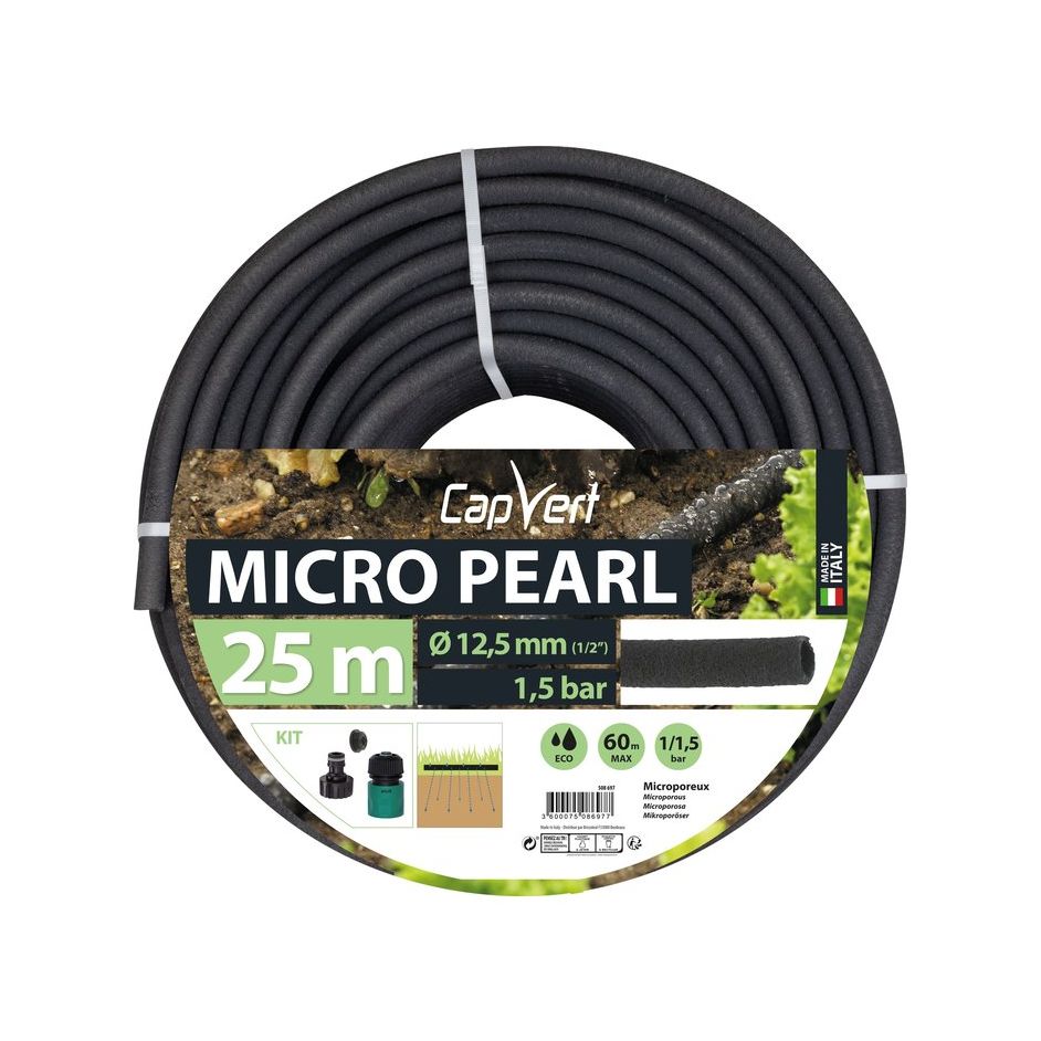Tuyau microporeux - Micro Pearl - Capvert - Ø 12,5 mm