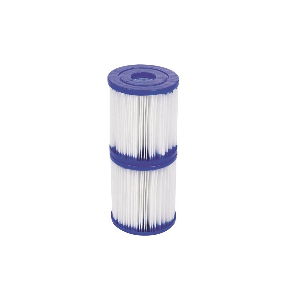 filtre de piscine gonflable bleu 7,1 x 8,9 cm installation facile filtre efficace pour le nettoyage des tubes de piscine Raword Taille I Cartouche filtrante pour piscines 