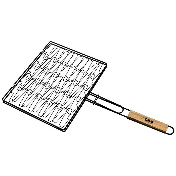 Gril double extensible Cao Camping - L. 35 cm - l. 28 cm