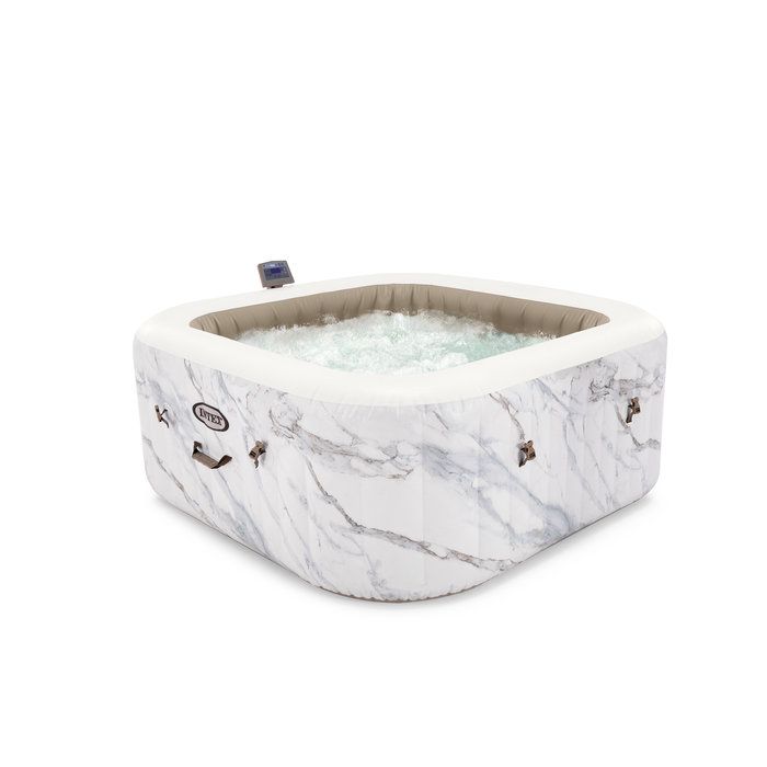 Spa gonflable carré Calacatta Intex - 4 places