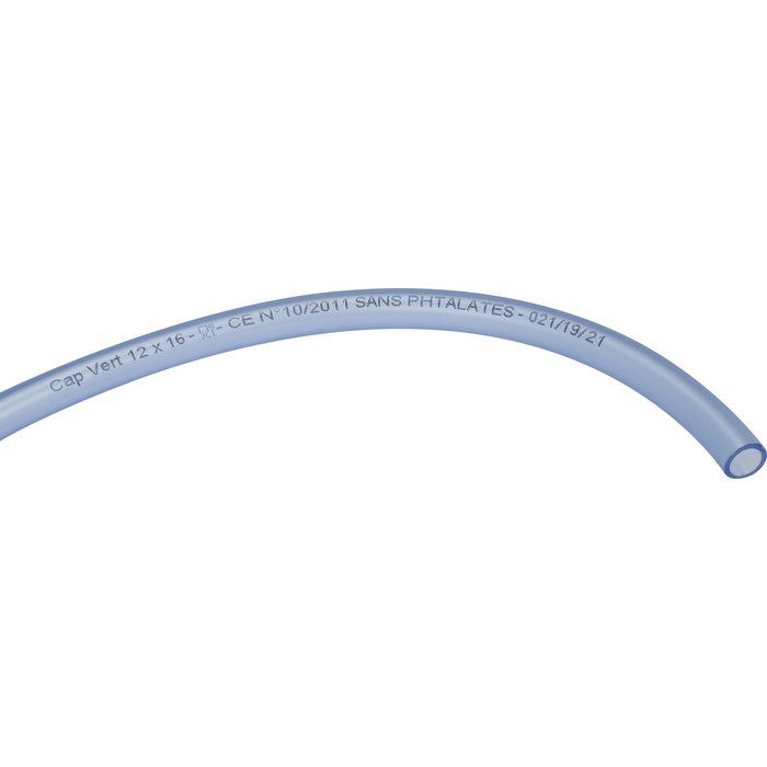 Tuyau Cristal Capvert - Non armé - L. 50 m - Ø int. 12 mm - Ø ext. 16 mm