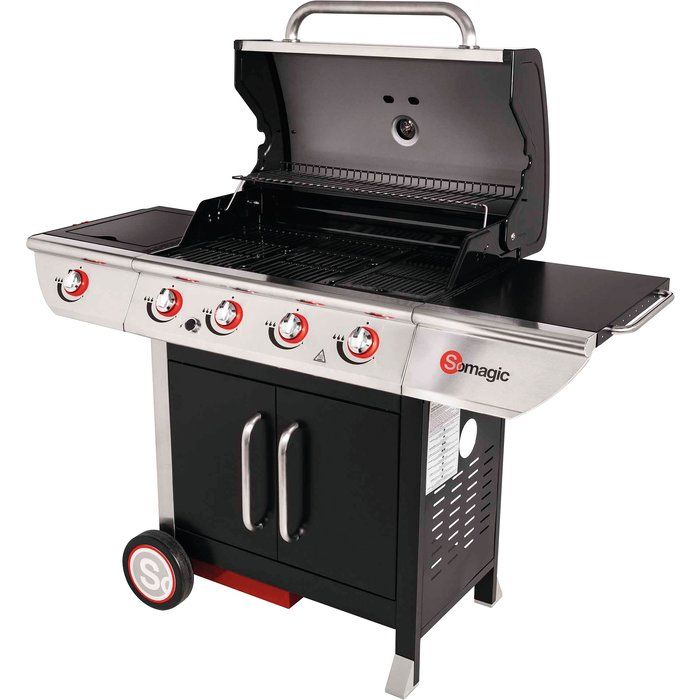 Barbecue à gaz inox Manhattan 450GPI - Somagic