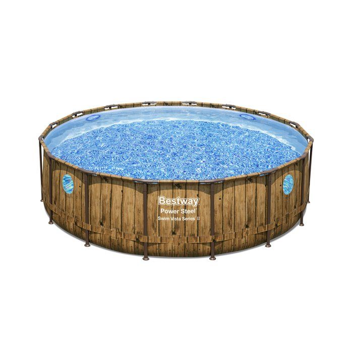 Piscine tubulaire ronde Power Steel Swim Vista Series II Bestway