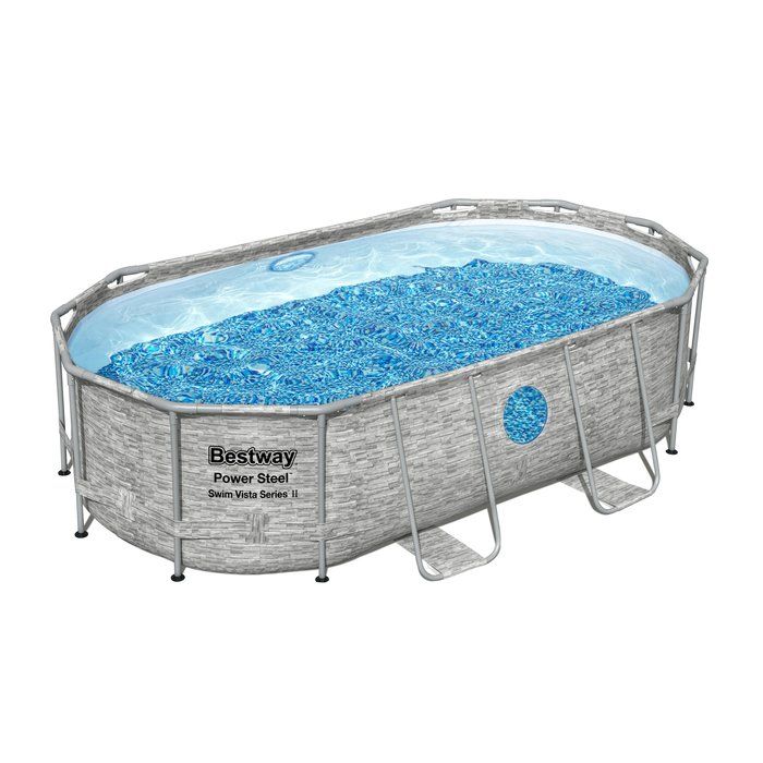 Piscine tubulaire ovale Power Steel Swim Vista Series II Bestway