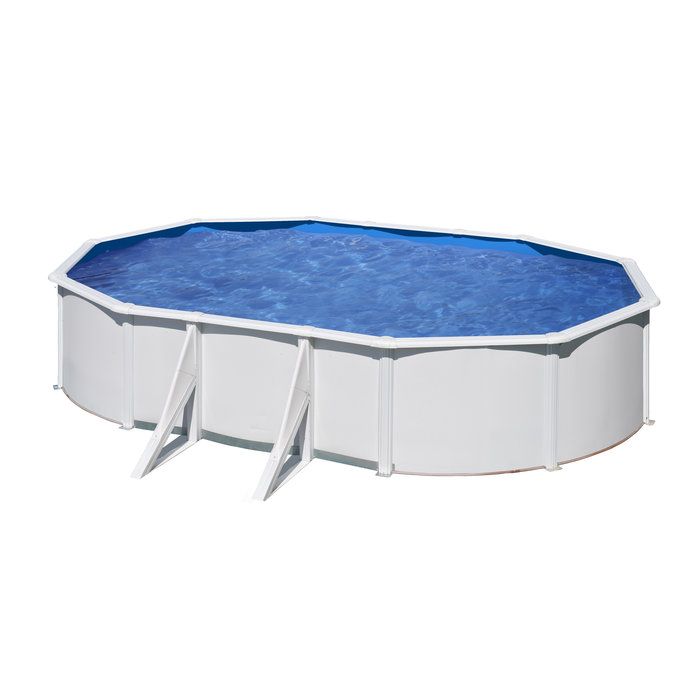 Piscine acier ovale Bora Bora - 6,10 x 3,75 x H.1,20 m