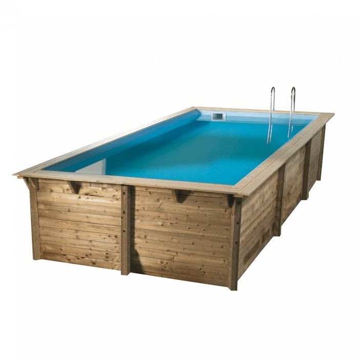 Piscine bois Sunwater Ubbink - 5,55 x 3,00 x H. 1,40 m