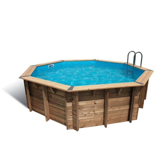 Piscine bois ronde Océa Ubbink - Ø 5,10 x H. 1,20 m