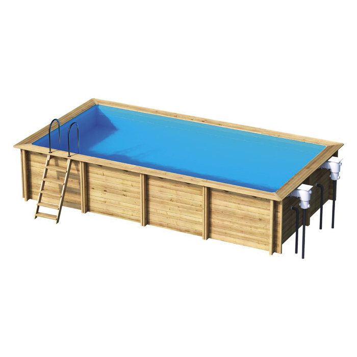 Piscine bois Weva rectangle - longueur de 6 à 8 m