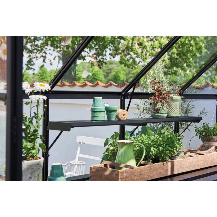 Etagère aluminium pour serre Qube - 125 x 18 cm - Halls
