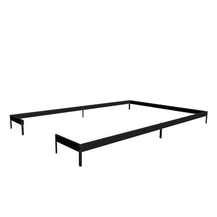 Embase pour serre Premium 10,9 m² Juliana - Noir