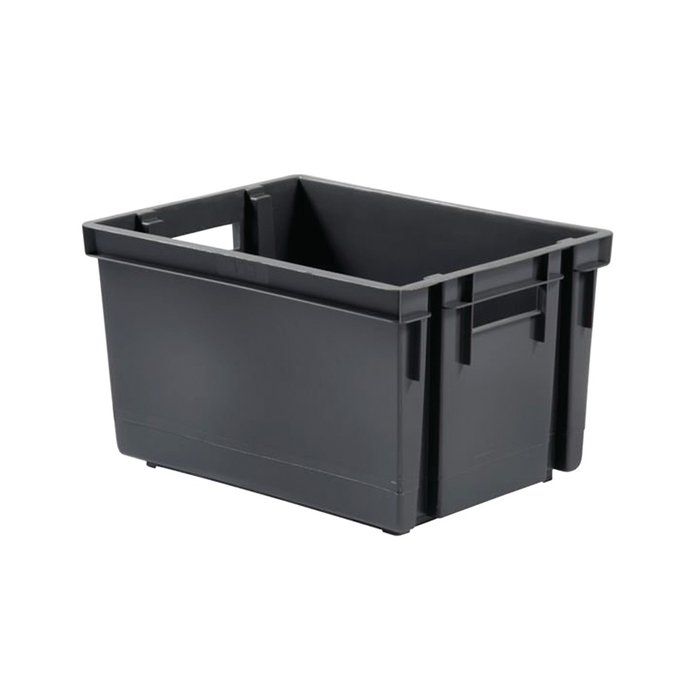 Bac de rangement EDA sans couvercle - Gris
