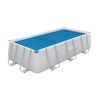 Bâche à bulles rectangulaire Bestway pour piscine de 4,12 x 2,01 m