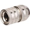 Raccord d'arrosage rapide laiton nickelé Capvert - Ø 15 mm