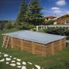 Bâche d'hivernage rectangle pour piscine Lemon de 3,75 x 2 m