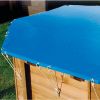 Bâche d'hivernage octogonale pour piscine Lagon Ubbink de 5,50 x 3,00 m