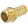 Embout cannelé laiton 6 pans droit Capvert - Mâle 15 x 21 mm - Ø 15 mm