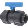 Vanne d'arrosage taraudée femelle / femelle - Capvert - PVC - Filetage 50 x 60 mm