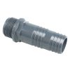 Embout mâle cannelé Capvert - PVC - Filetage 33 x 42 mm - Ø 40 mm