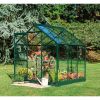 Serre Popular 66 Halls - 3,8 m² - Verre horticole - Vert