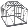 Serre Popular 106 Halls - 6,2 m² - Polycarbonate - Aluminium
