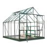 Serre Magnum 108 Halls - 8,3 m² - Verre trempé - Vert