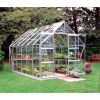 Serre Magnum 128 Halls - 9,9 m² - Verre horticole - Aluminium
