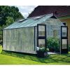 Serre Premium Juliana - 13 m² - Polycarbonate - Aluminium/Noir