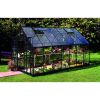 Serre Magnum 148 Halls - 11,5 m² - Verre horticole - Noir