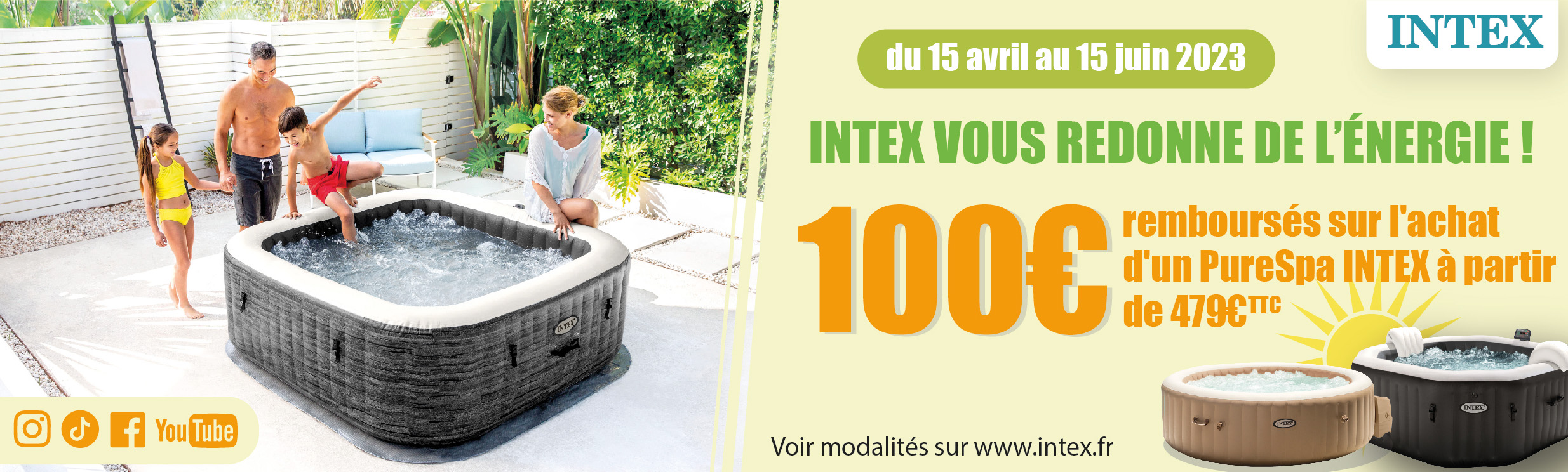 INTEX - Spa Gonflable 6 Places PureSpa Ardoise - 28452EX