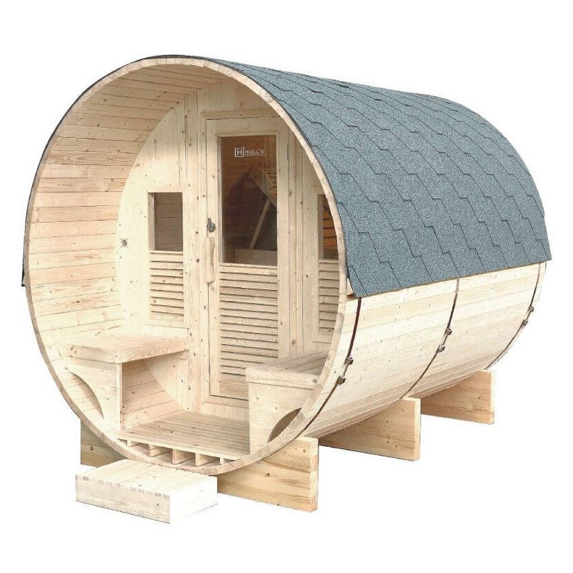 Photo d'ambiance Sauna d'extérieur Gaïa Luna 3/6 places - Holl's