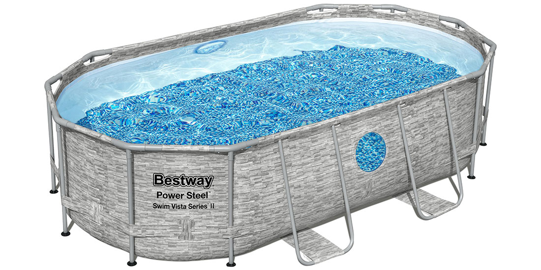 Photo d'ambiance Piscine Bestway Power Steel Swim Vista Series II