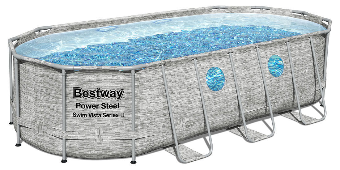 Photo d'ambiance Piscine Bestway Power Steel Swim Vista Series II
