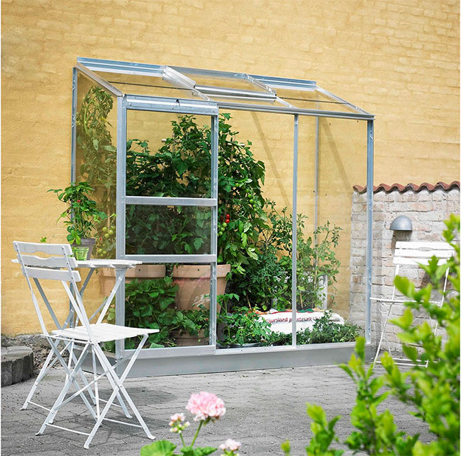 Serre de jardin en verre horticole Atlan Halls 1,33 m²