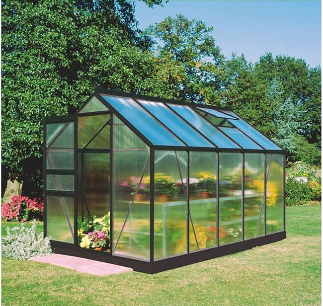 Serre de jardin en polycarbonate Popular Halls 6,2m²