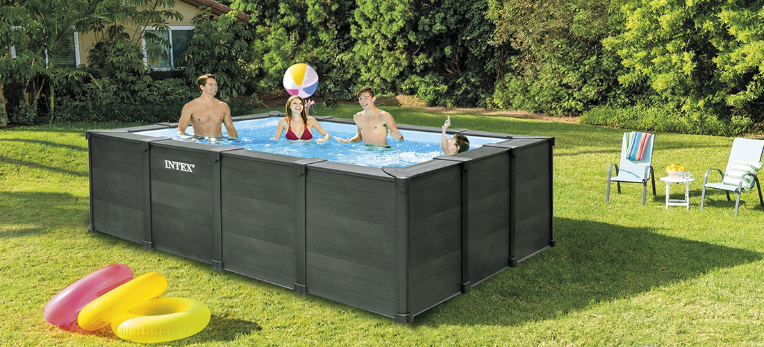La piscine graphite dans votre jardin