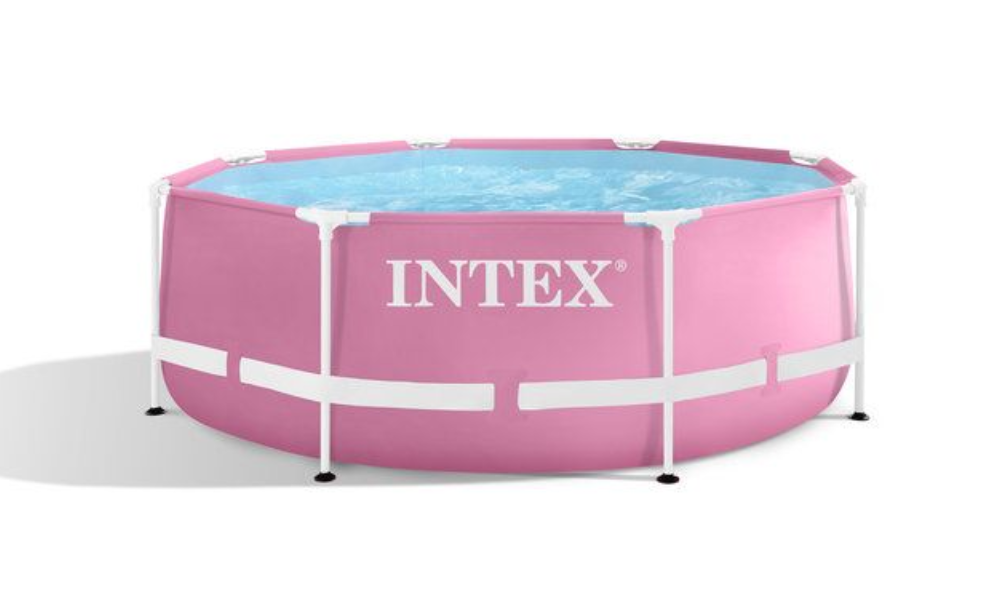 Piscine Intex Metal Frame Rose