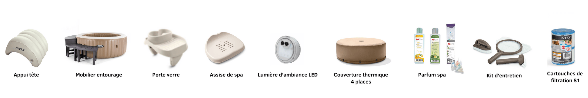 Accessoires pour PureSpa Intex Accessoires spa Intex