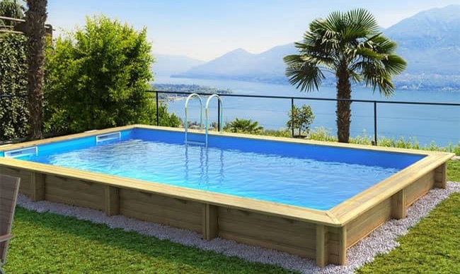 Piscine en bois Weva rectangulaire